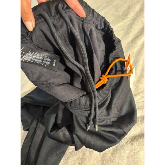 Heron Preston Black Jogger Pants With Orange Label - Picture 9 of 9